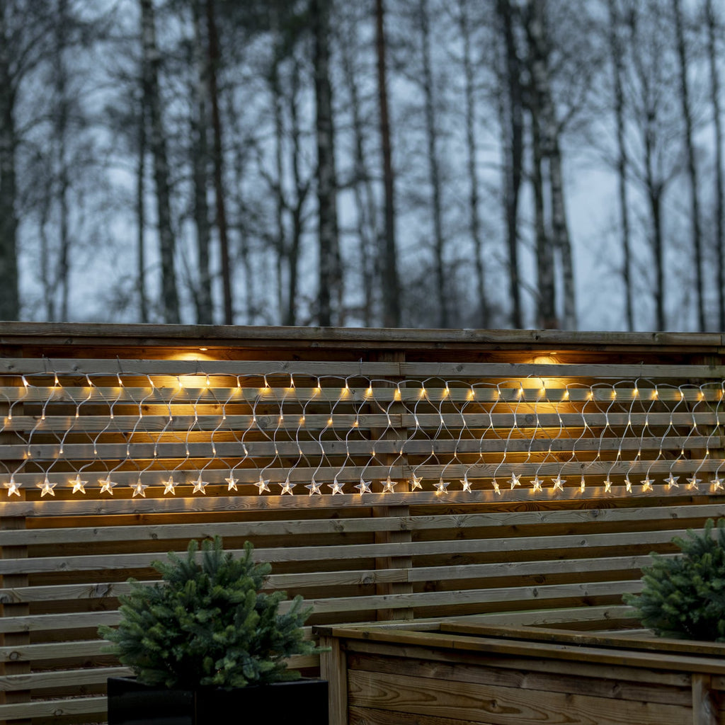 LED-lysnett StarNet 160 LED varmhvit 480 cm IP44 bakside