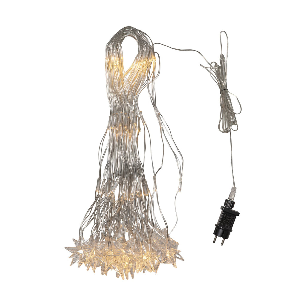 LED-lysnett StarNet 160 LED varmhvit 480 cm IP44 nærbilde av LED-lys