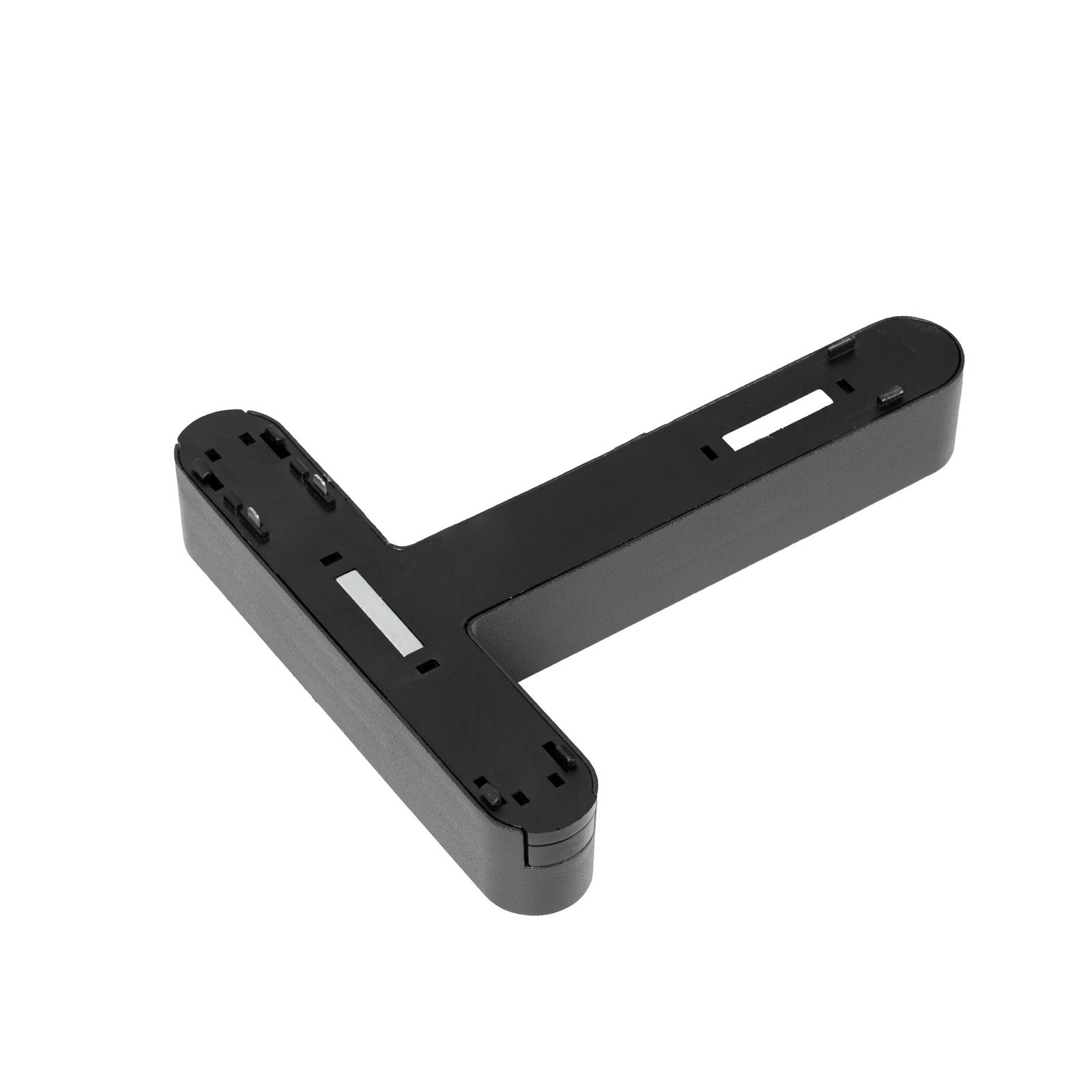 LED lysskinner T-form Lumaro svart design detalj