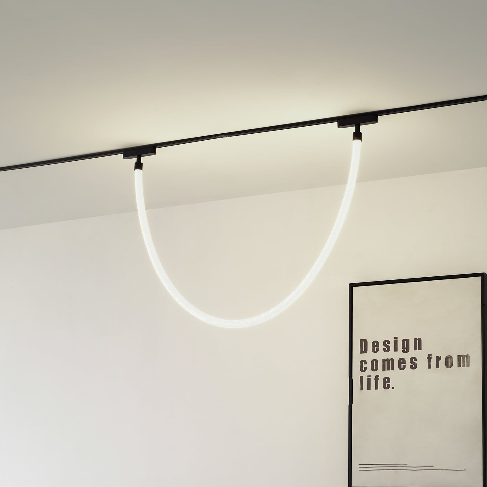 LED-lysslange Lumaro bakside med synlige detaljer