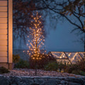 LED-lystre svart 150 cm 240 LED IP44 utendørs - Konstsmide forside