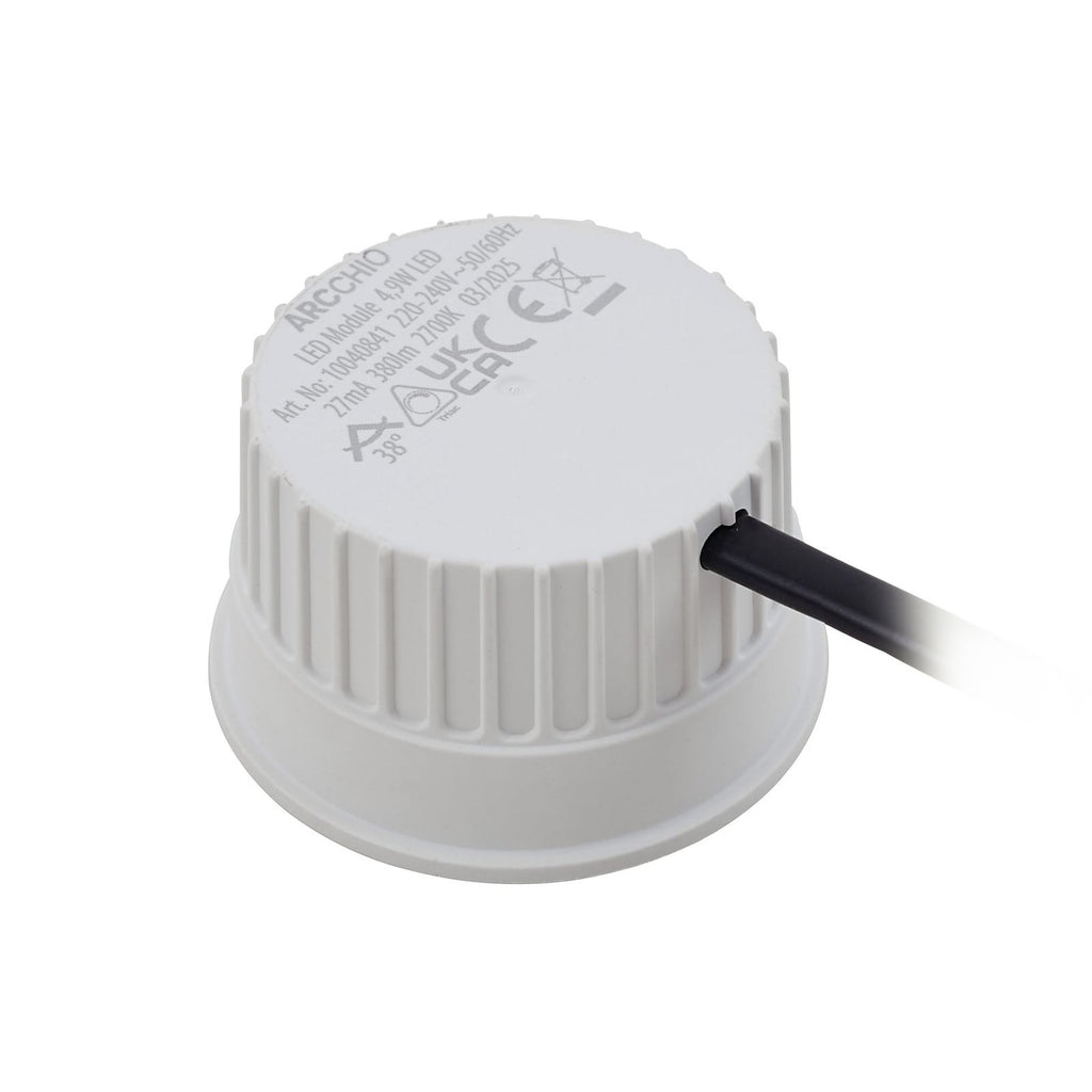 LED-modul GU10 4,9W 2700K varmhvit dimbar bakside