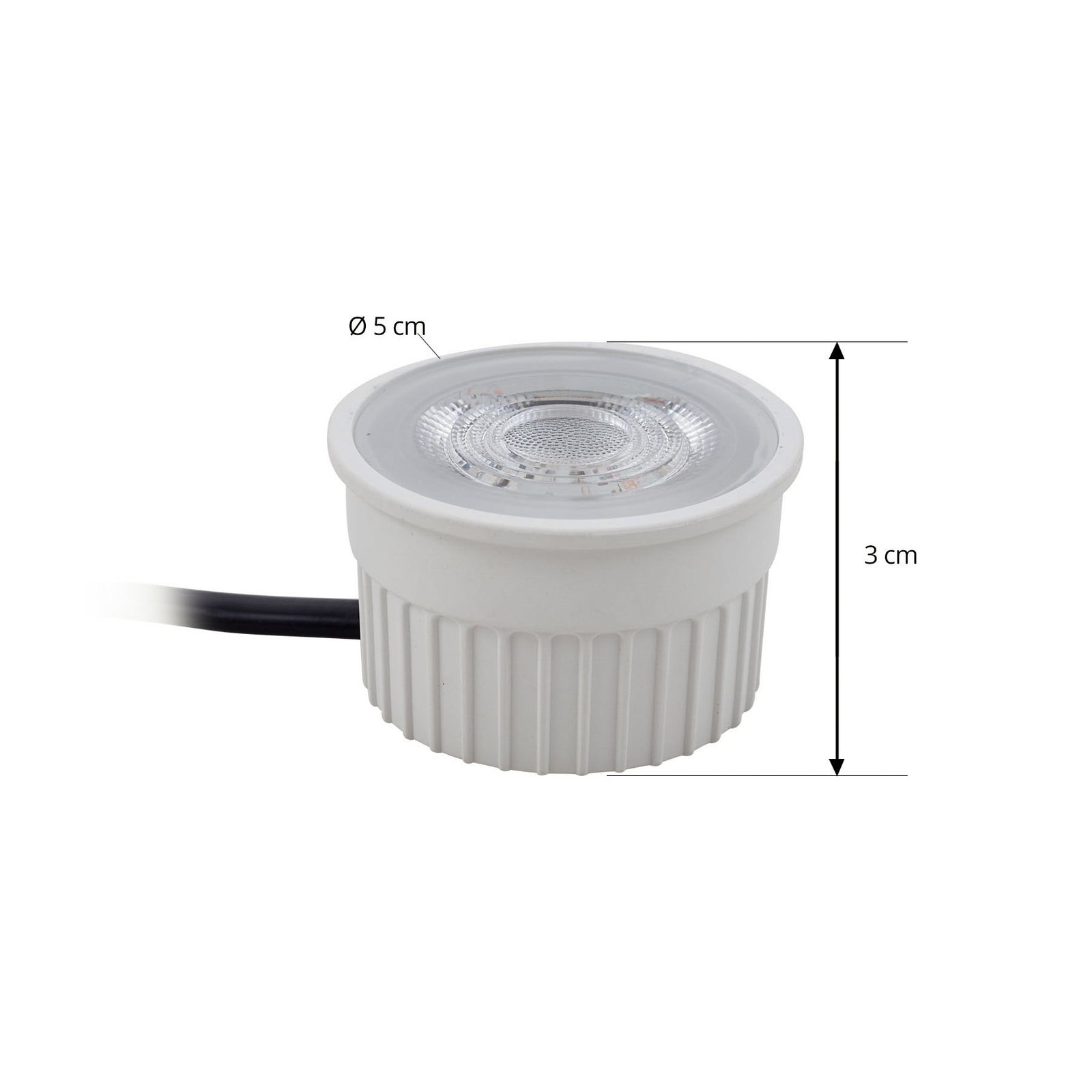 LED-modul GU10 4,9W 2700K varmhvit dimbar nærbilde