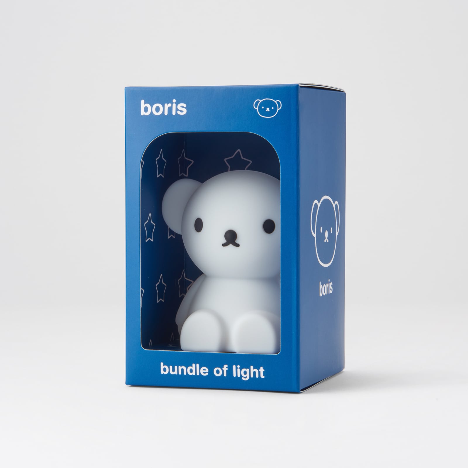 Nærbilde av LED nattlys Boris Bundle of Light silikon 10 cm