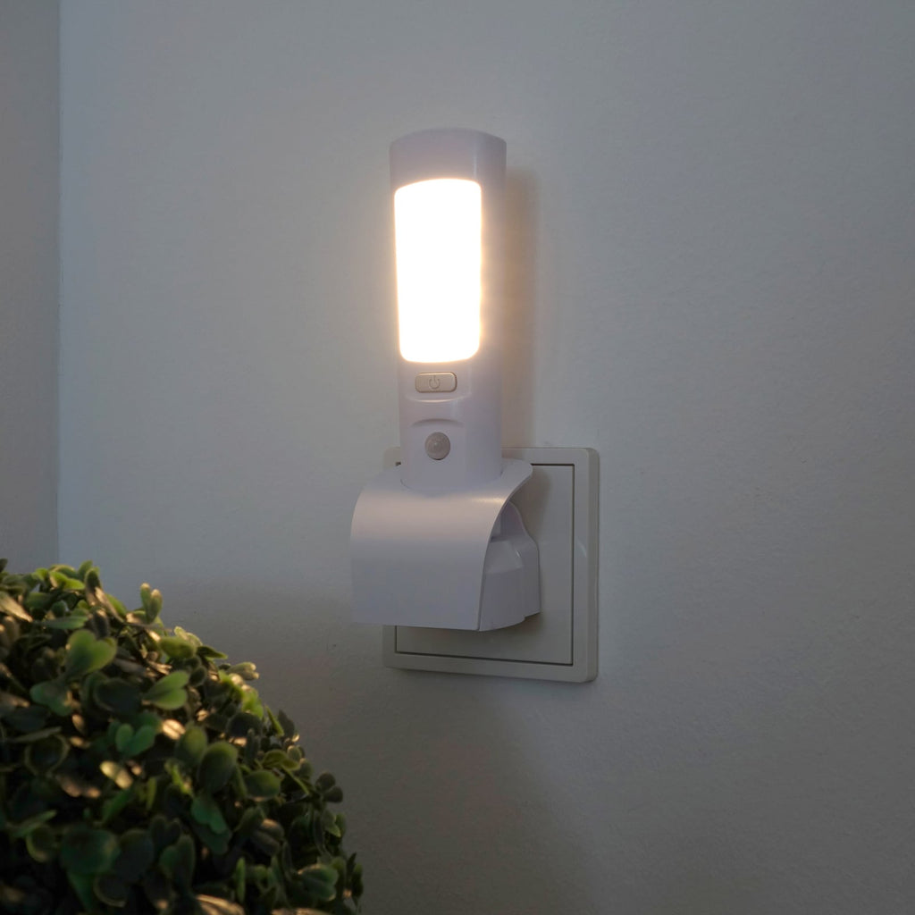 Detalj av LED nattlys Casto portabelt med bevegelsessensor hvit