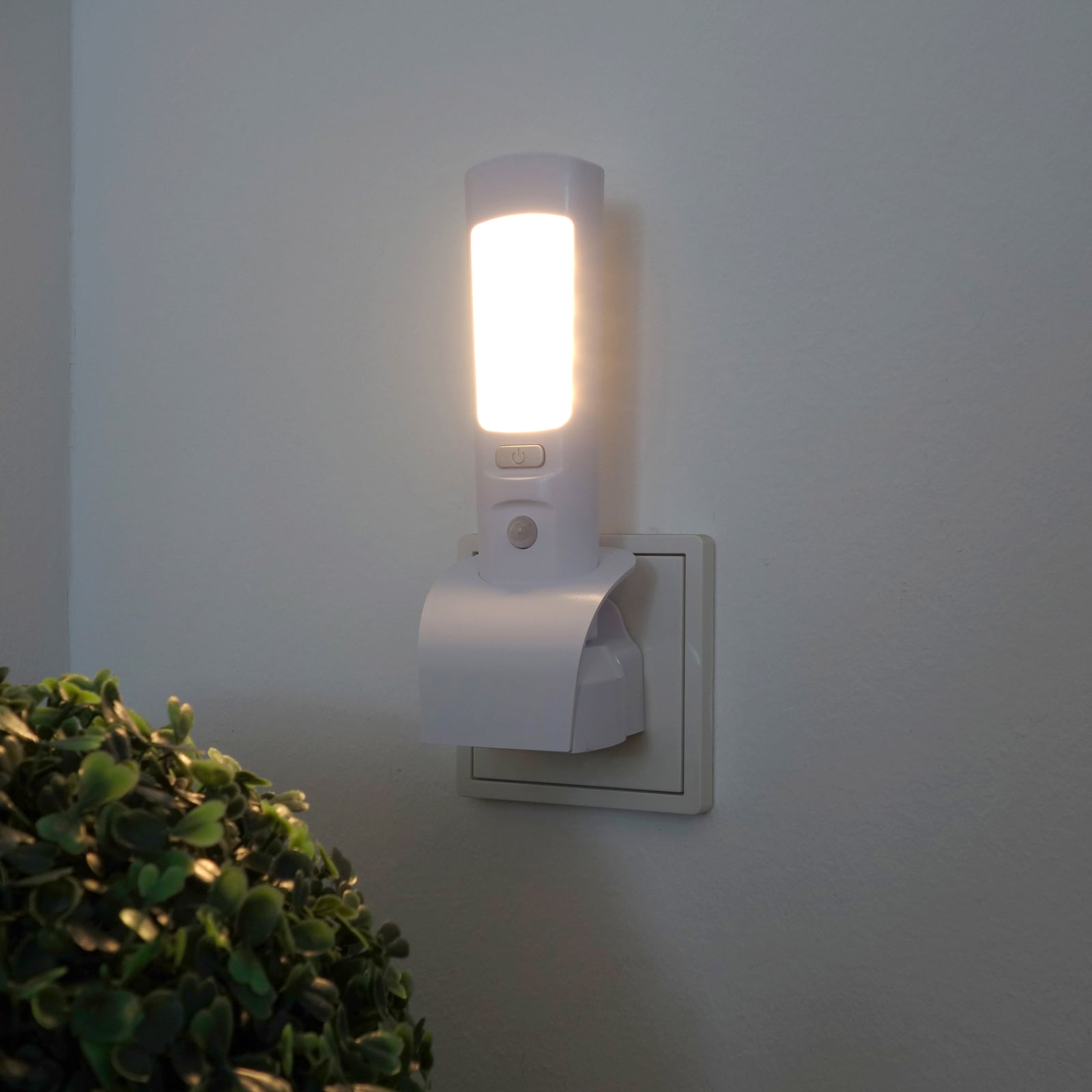Detalj av LED nattlys Casto portabelt med bevegelsessensor hvit