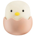 LED nattlys Eggy Egg oppladbart dimbart hvit Ø10 cm forfra