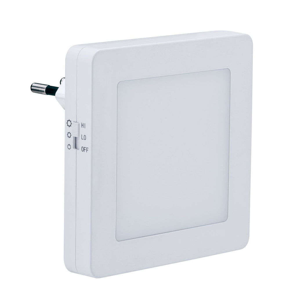LED nattlys Esby dimbar med skumringssensor hvit detalj