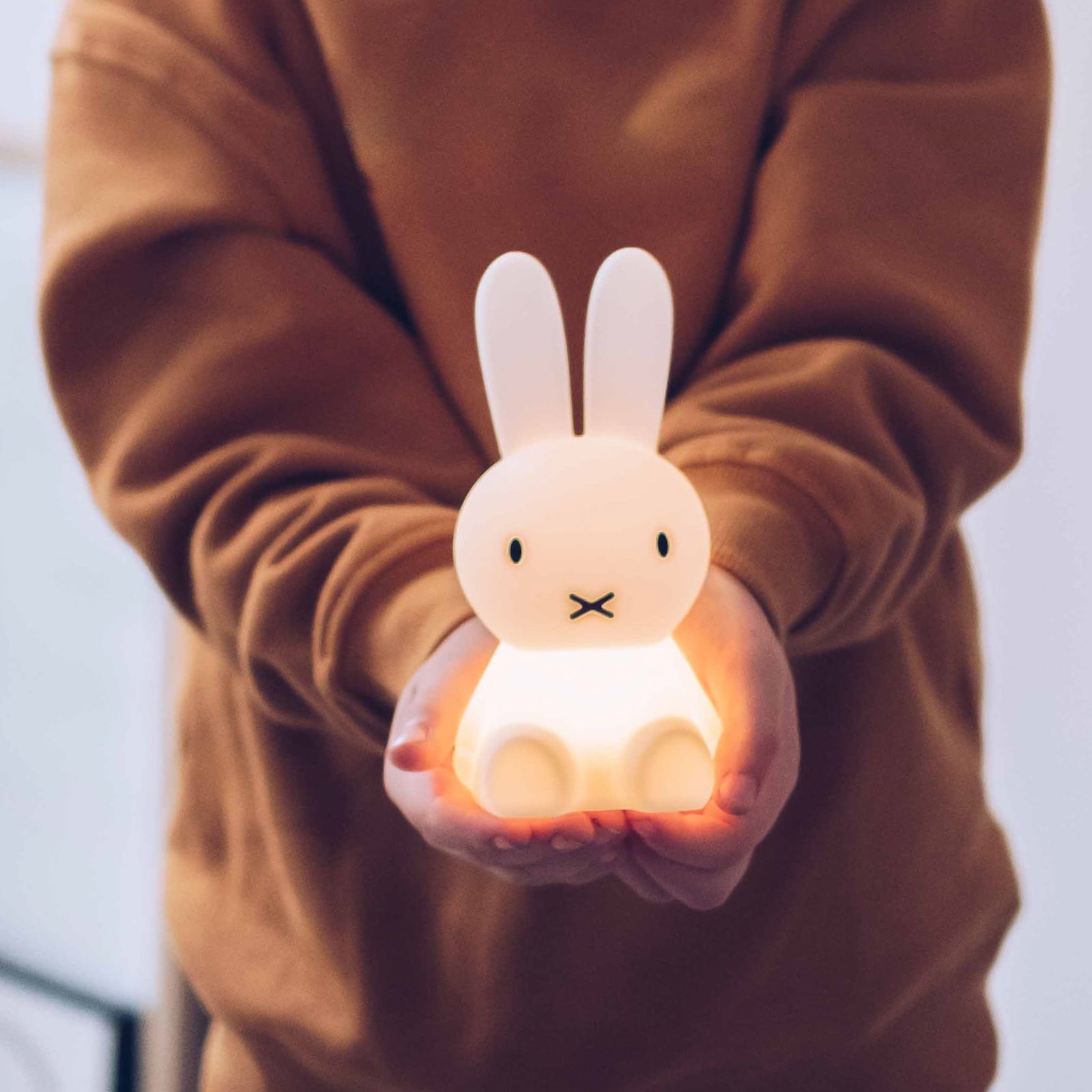 Detalj av LED nattlys Miffy Bundle of Light silikon
