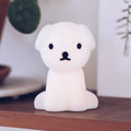 LED nattlys Snuffy Bundle of Light silikon hvit forfra