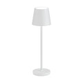 LED oppladbar bordlampe 509 dimbar hvit IP54 forfra