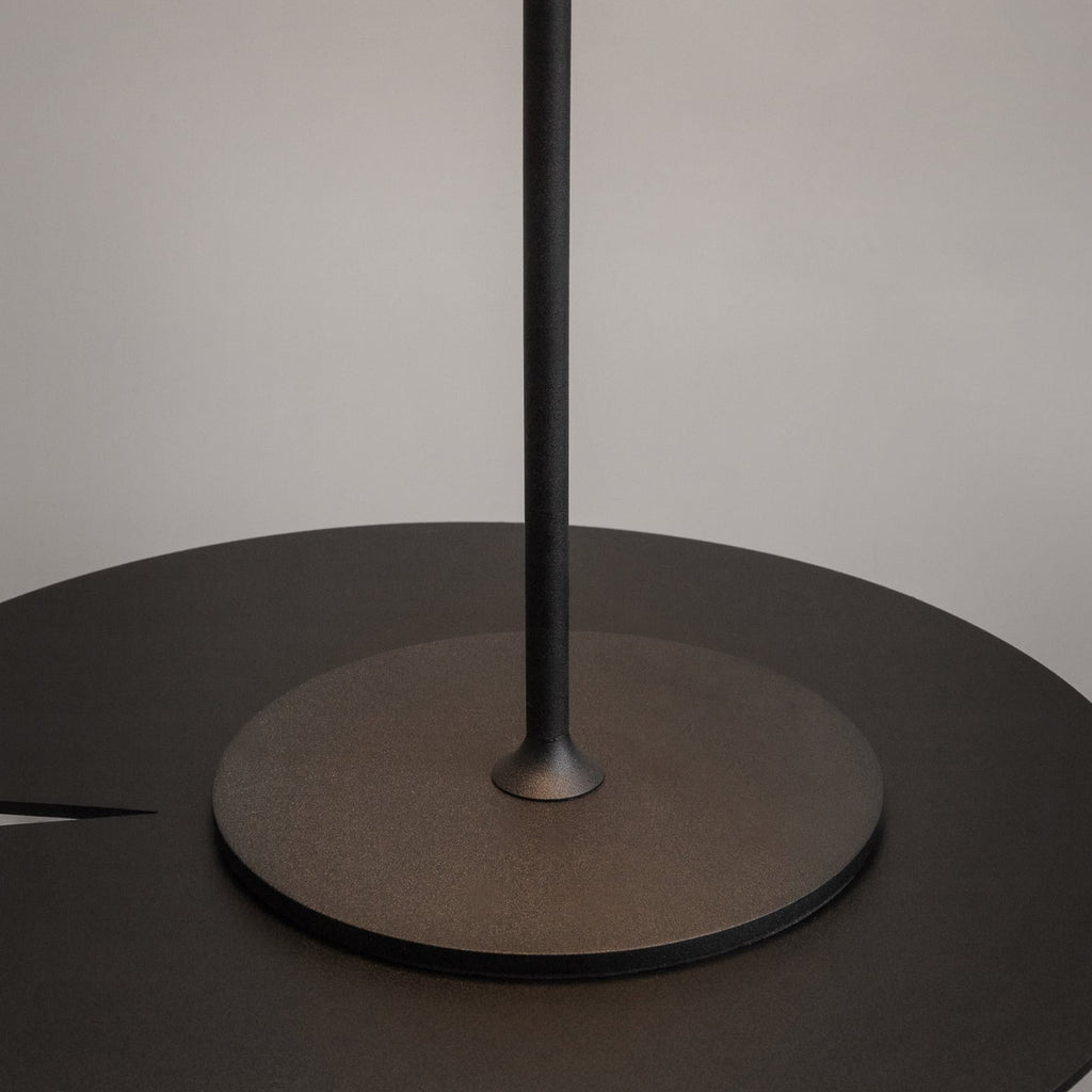 LED oppladbar bordlampe AI Collaboration svart CCT dimbar med aluminiumsfot