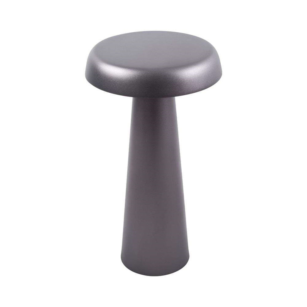 LED oppladbar bordlampe Arcello dimbar antrasitt IP54 bakside