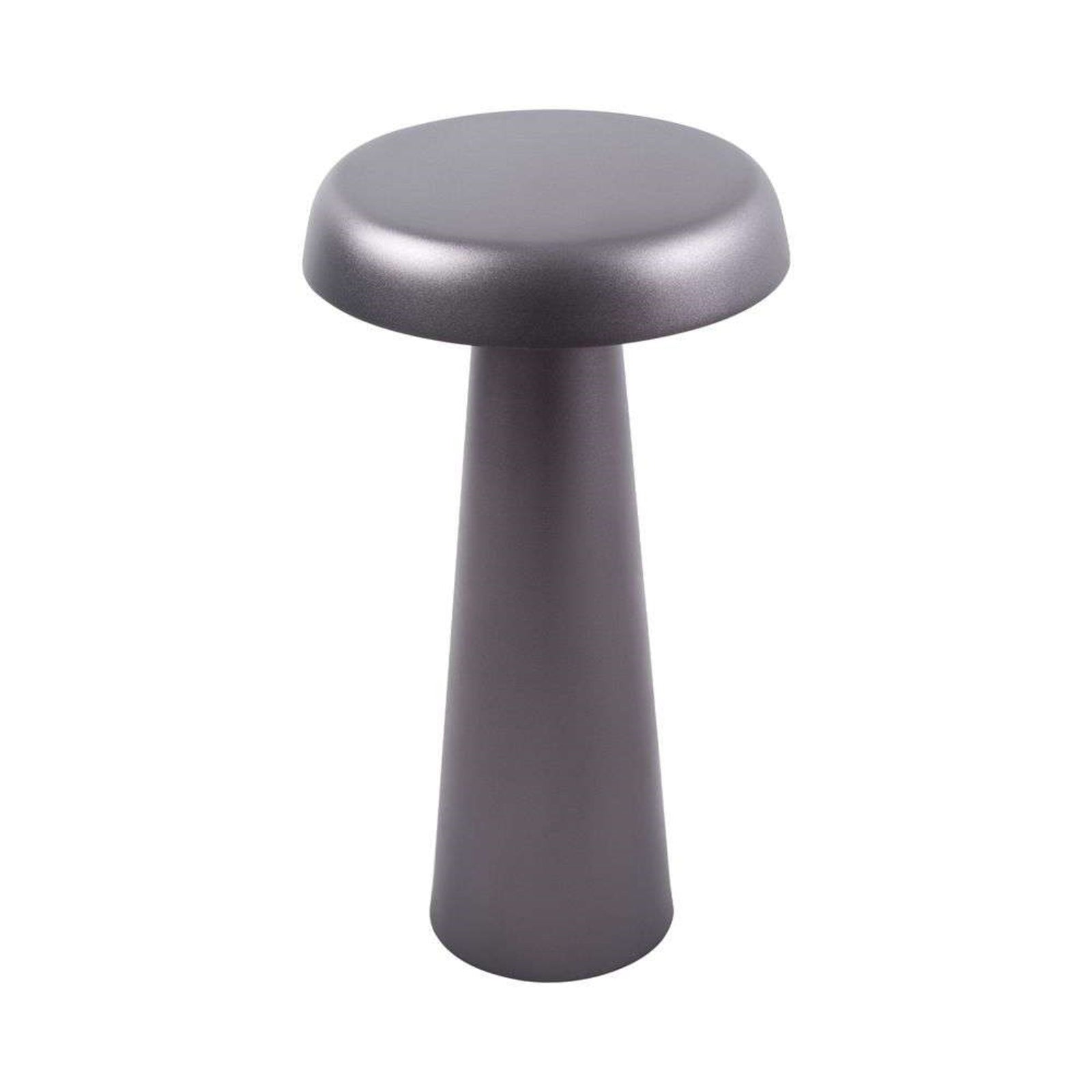 LED oppladbar bordlampe Arcello dimbar antrasitt IP54 bakside