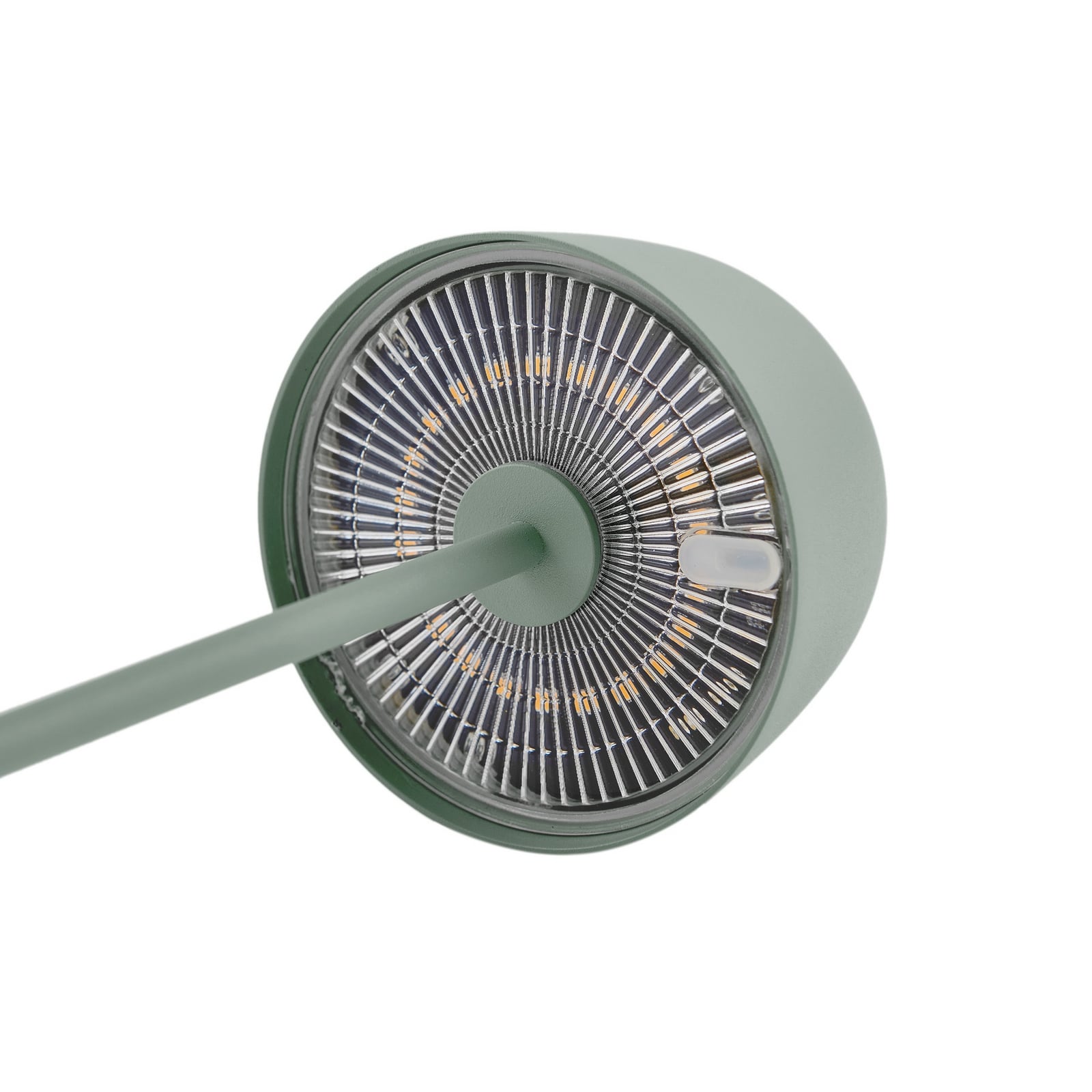 LED oppladbar bordlampe Arietty grønn dimbar IP65 med dimmer touch knapp