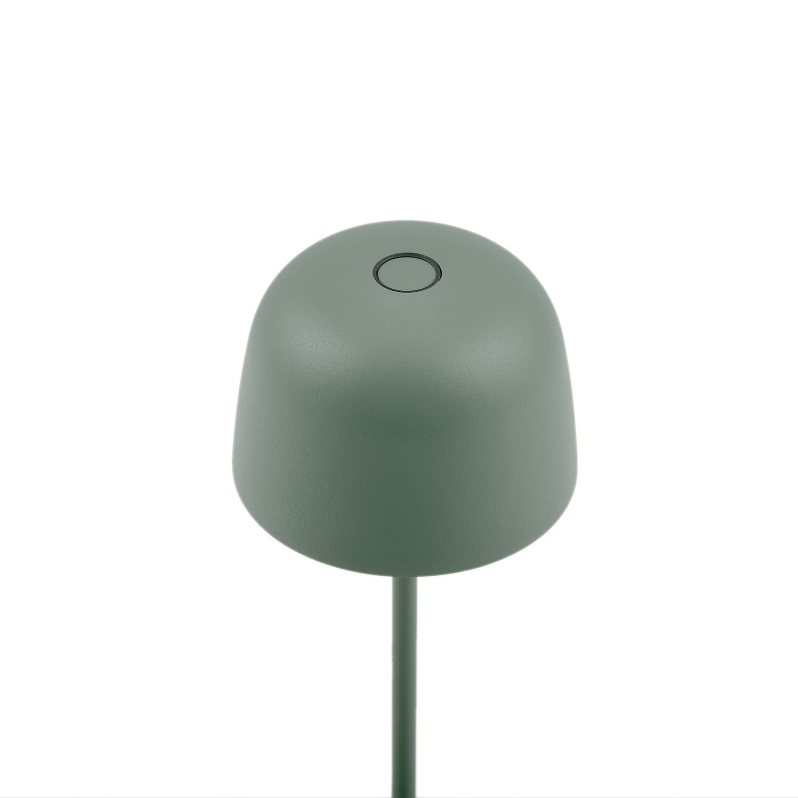 LED oppladbar bordlampe Arietty grønn dimbar IP65 med USB-C ladekabel