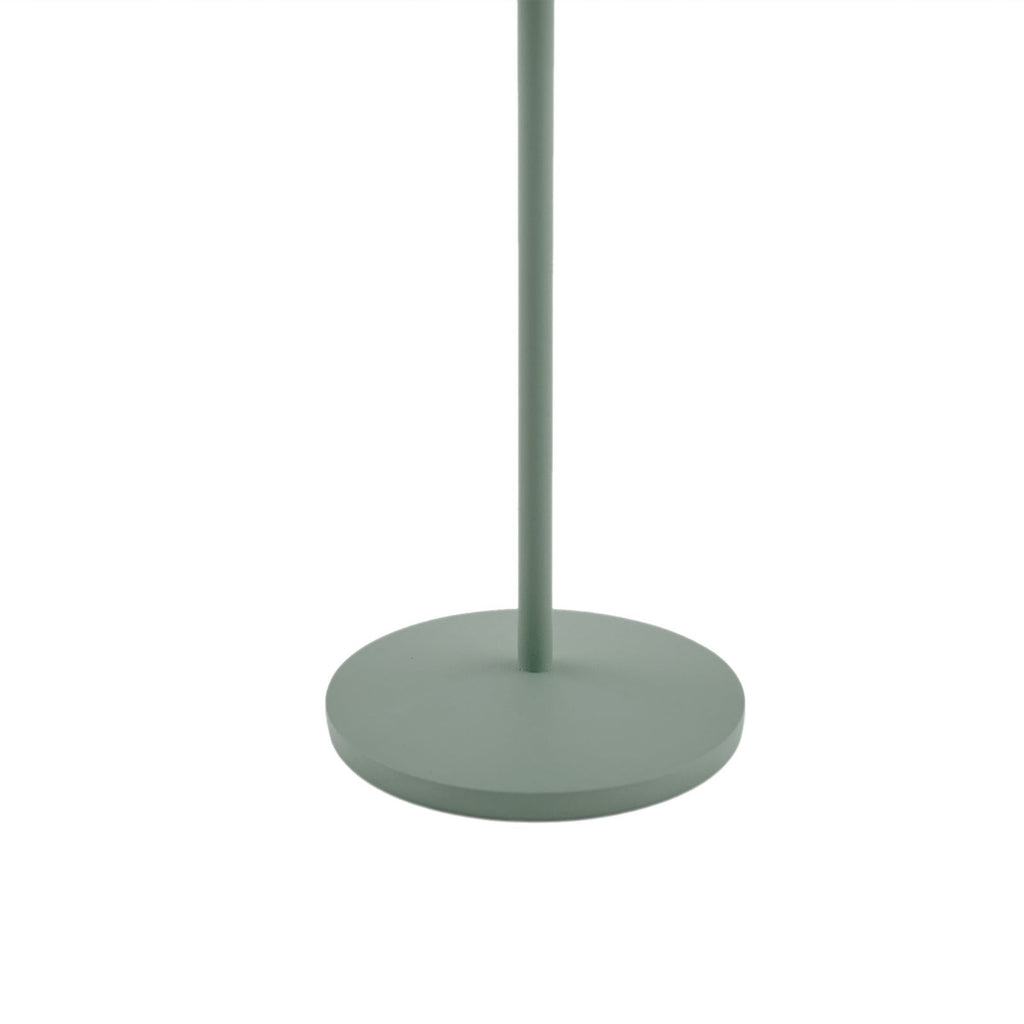 LED oppladbar bordlampe Arietty grønn dimbar IP65 lysstyrke demonstrasjon