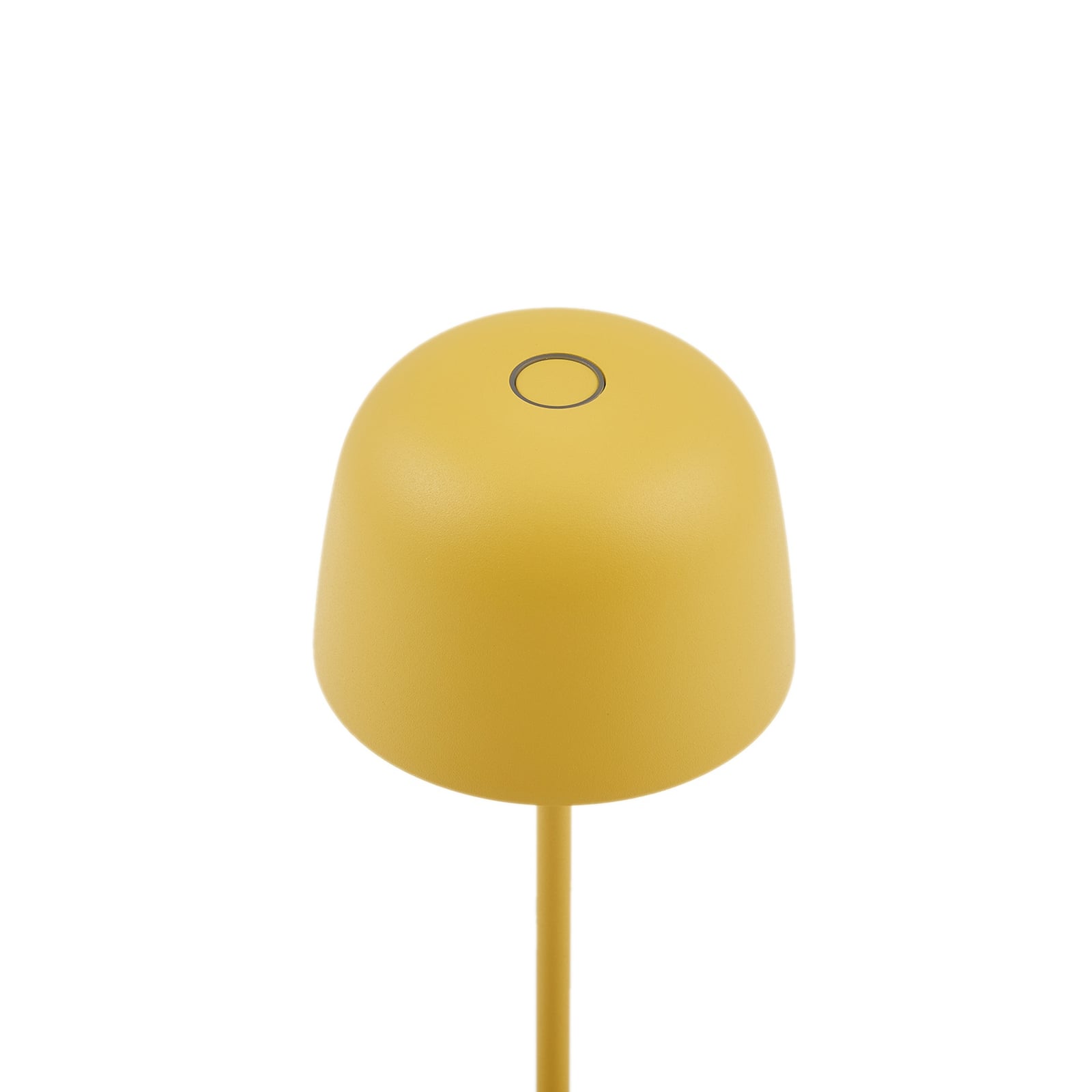 Nærbilde av LED oppladbar bordlampe Arietty gul dimbar IP65 - Lindby