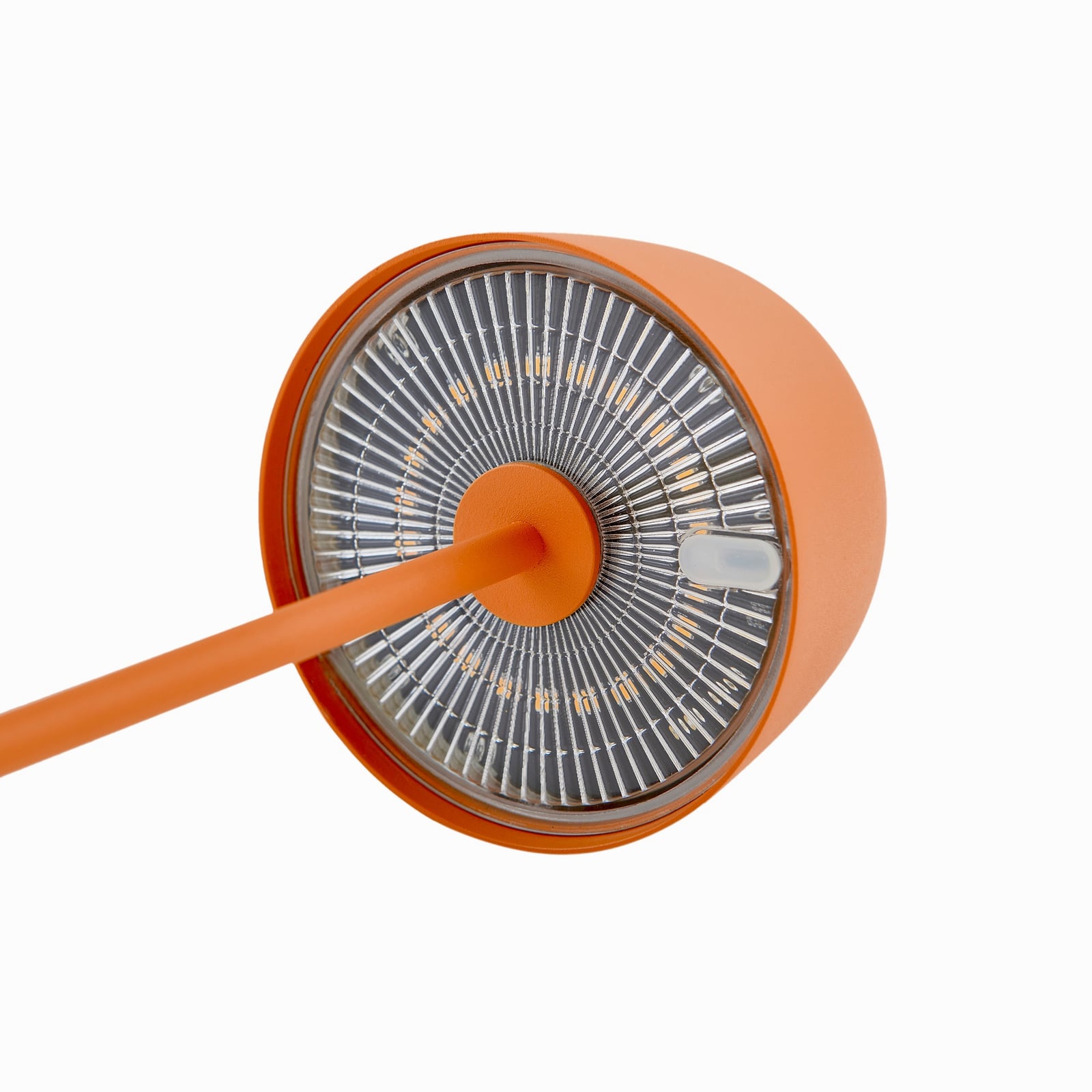 LED oppladbar bordlampe Arietty oransje IP65 dimbar justerbar lysstyrke