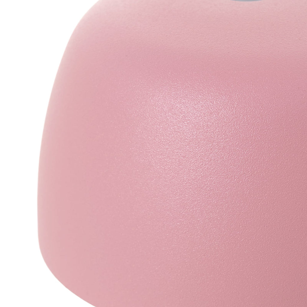 LED oppladbar bordlampe Arietty rosa dimbar IP54 lys i mørket