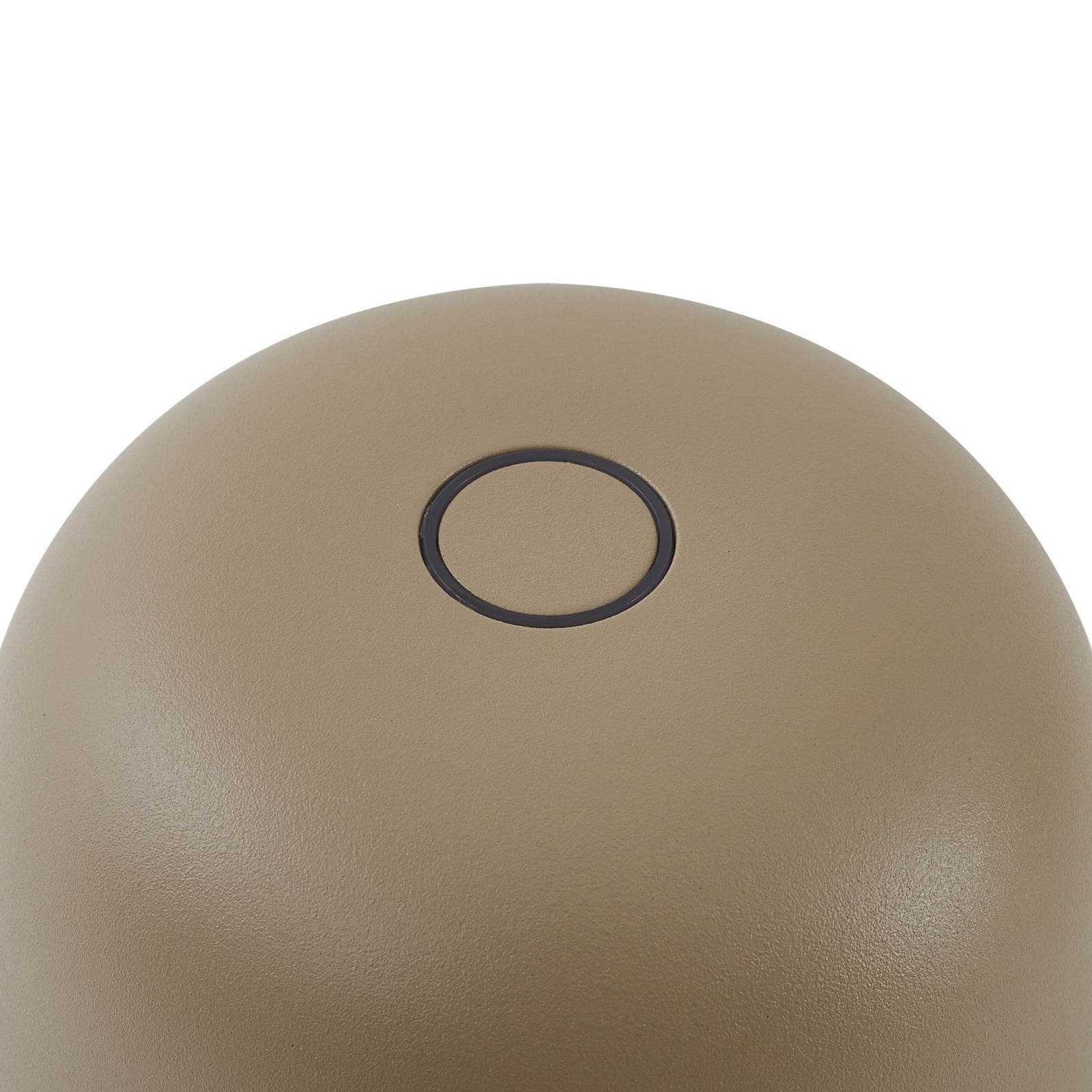 LED oppladbar bordlampe Arietty sandbeige dimbar IP65 sideprofil
