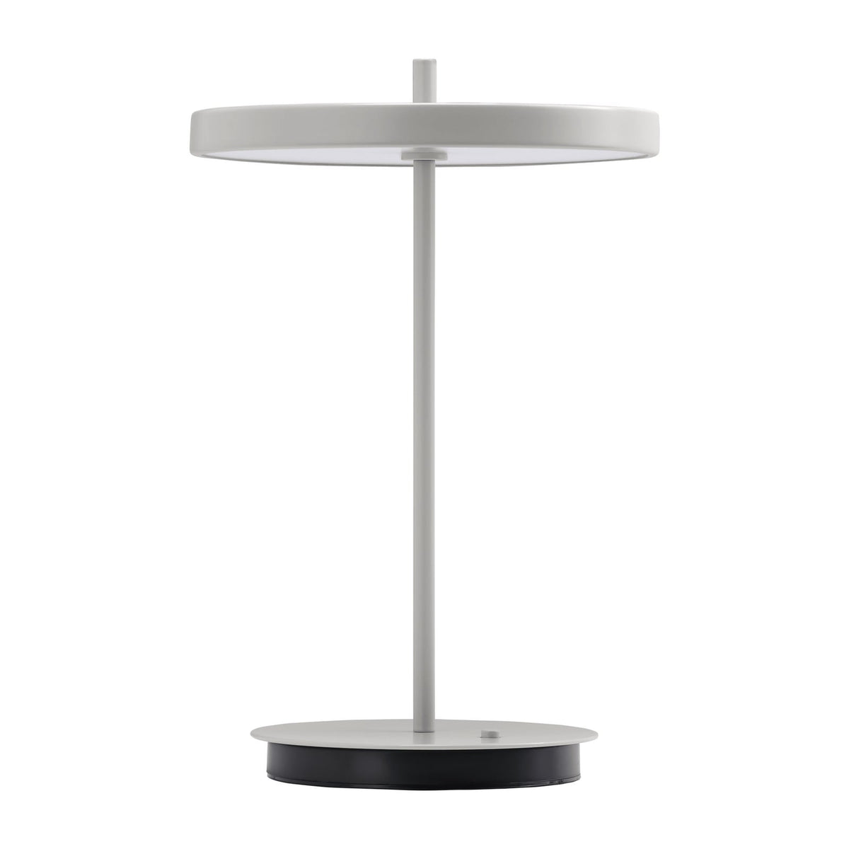 Detalj av LED oppladbar bordlampe Asteria Move lysgrå