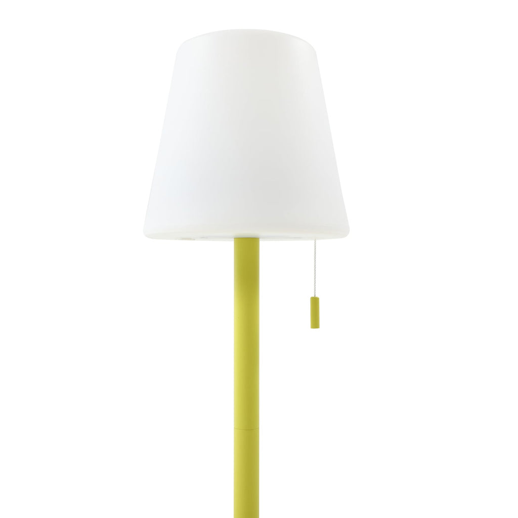 LED oppladbar bordlampe Azalea gul aluminium CCT IP44 høydejustering