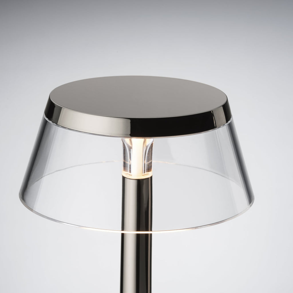 LED oppladbar bordlampe Bon Jour Unplugged dimbar detalj av berøringssensor