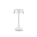 LED oppladbar bordlampe Bon Jour Unplugged hvit forfra
