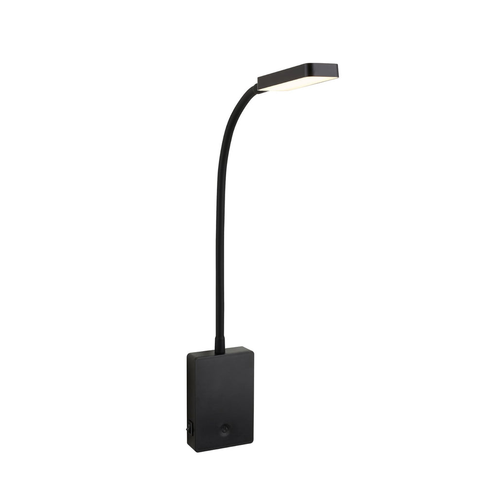 LED oppladbar bordlampe Cielo dimbar svart 56 cm bakside
