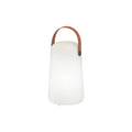 LED oppladbar bordlampe Collgar hvit RGB IP44 forfra
