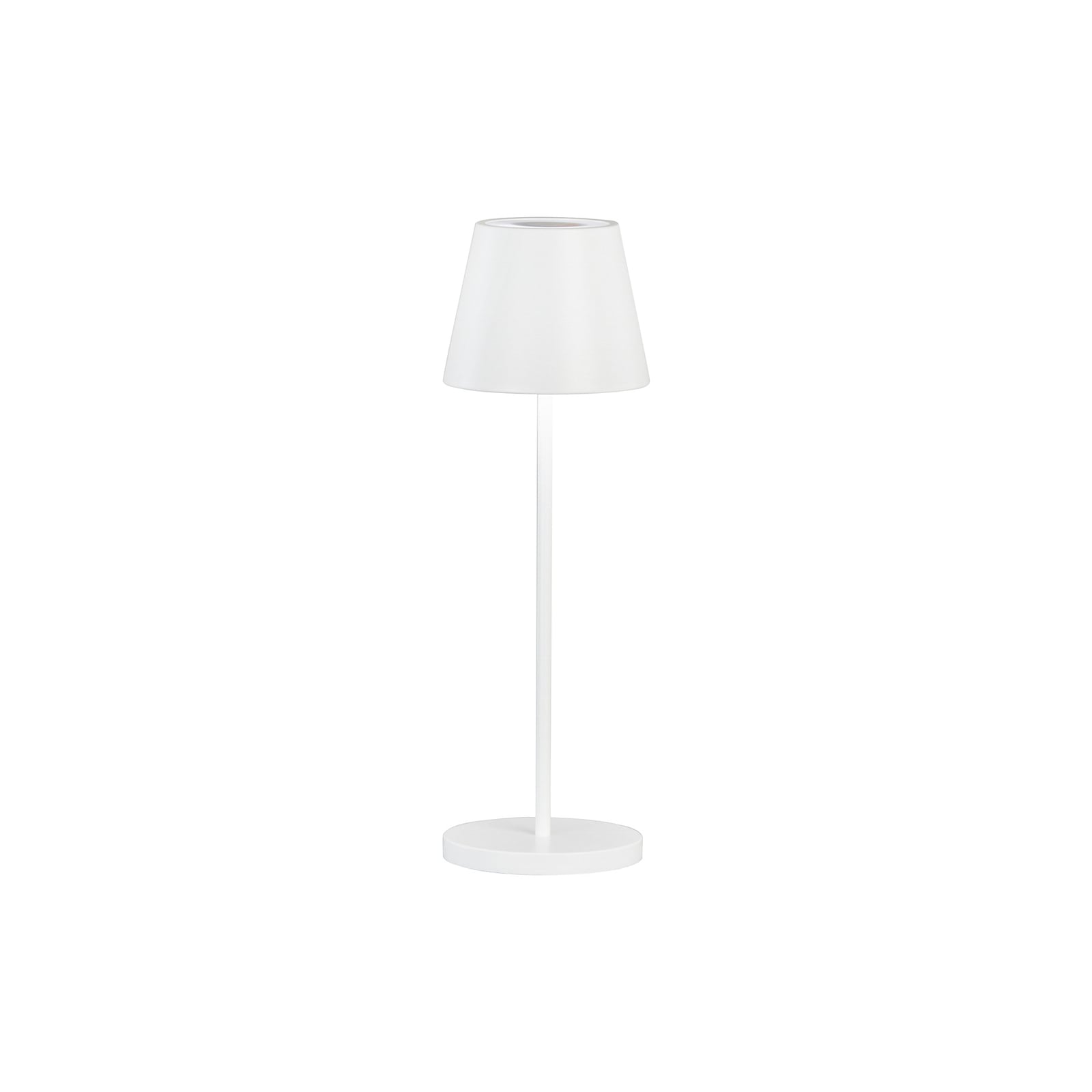 LED oppladbar bordlampe Cosenza 2.0 sand RGB dimbar IP44 forfra
