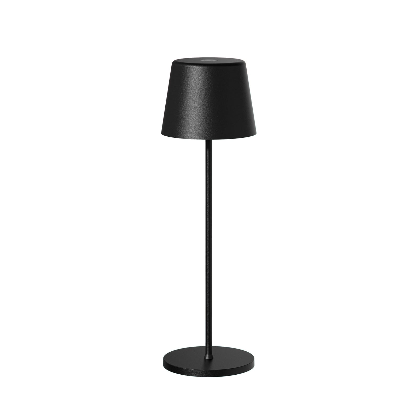 LED oppladbar bordlampe Dalia svart RGB CCT IP65 Zigbee forfra