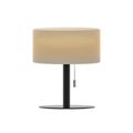 LED oppladbar bordlampe dimbar hvit RGB IP44 Ø18 cm Calex forfra