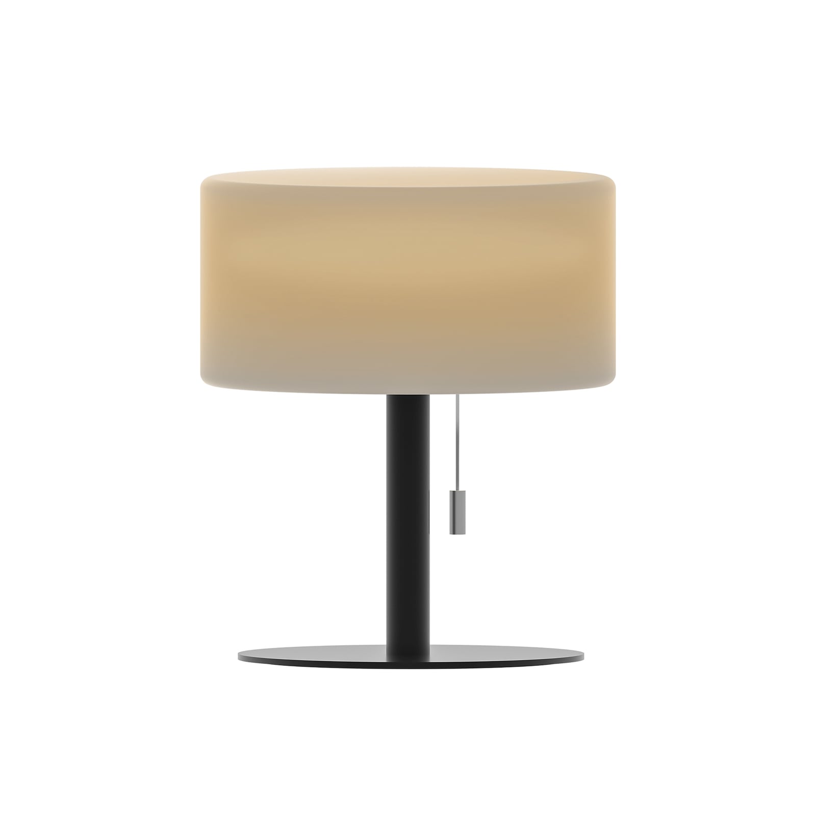 LED oppladbar bordlampe dimbar hvit RGB IP44 Ø18 cm Calex forfra