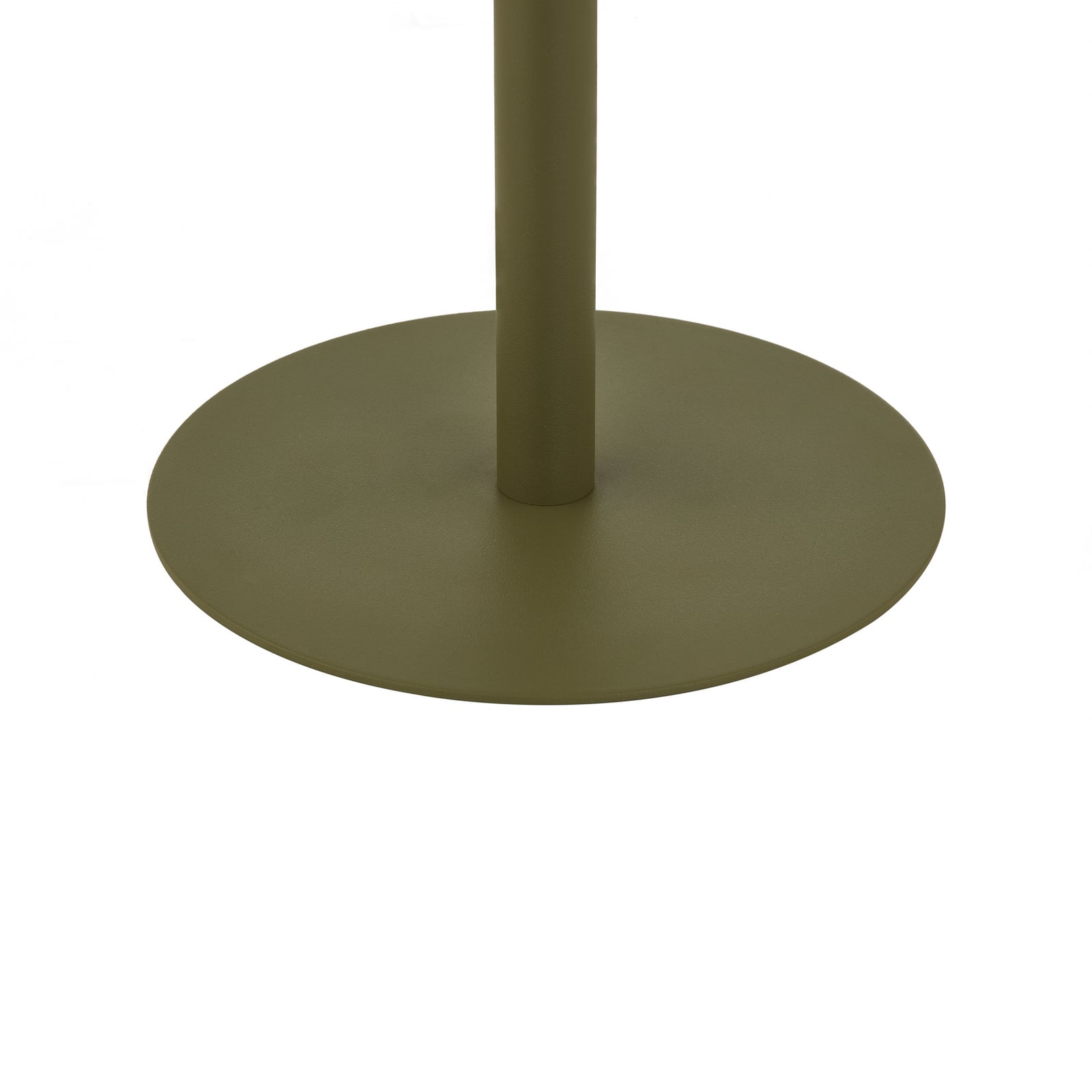 LED oppladbar bordlampe Eleia grønn metall CCT dimbar IP44 nærbilde av bryter