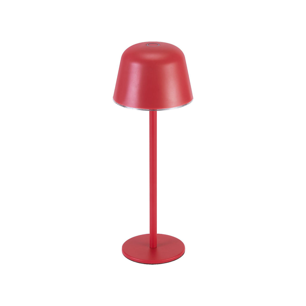 LED oppladbar bordlampe ENDURA STYLE magenta detalj av berøringssensor