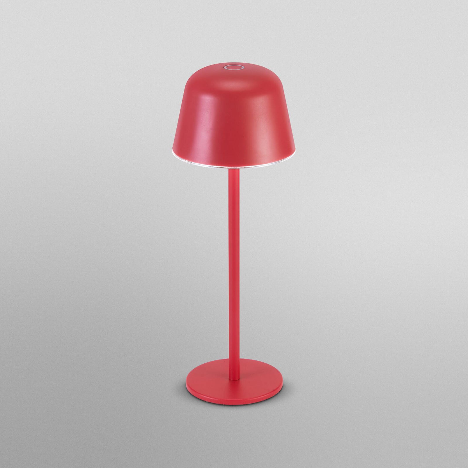 LED oppladbar bordlampe ENDURA STYLE magenta nærbilde av lampehode