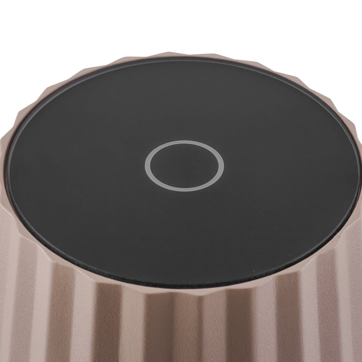 LED oppladbar bordlampe Esali dimbar beige IP65 Ø11 cm USB-C kabel