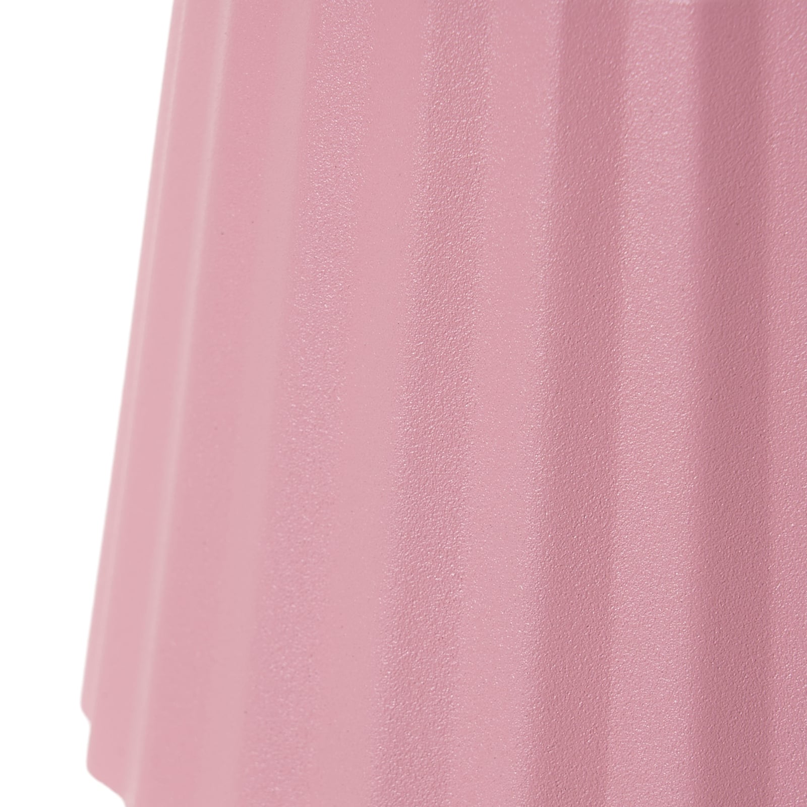 LED oppladbar bordlampe Esali rosa aluminium IP54 dimbar med USB-C ladekabel