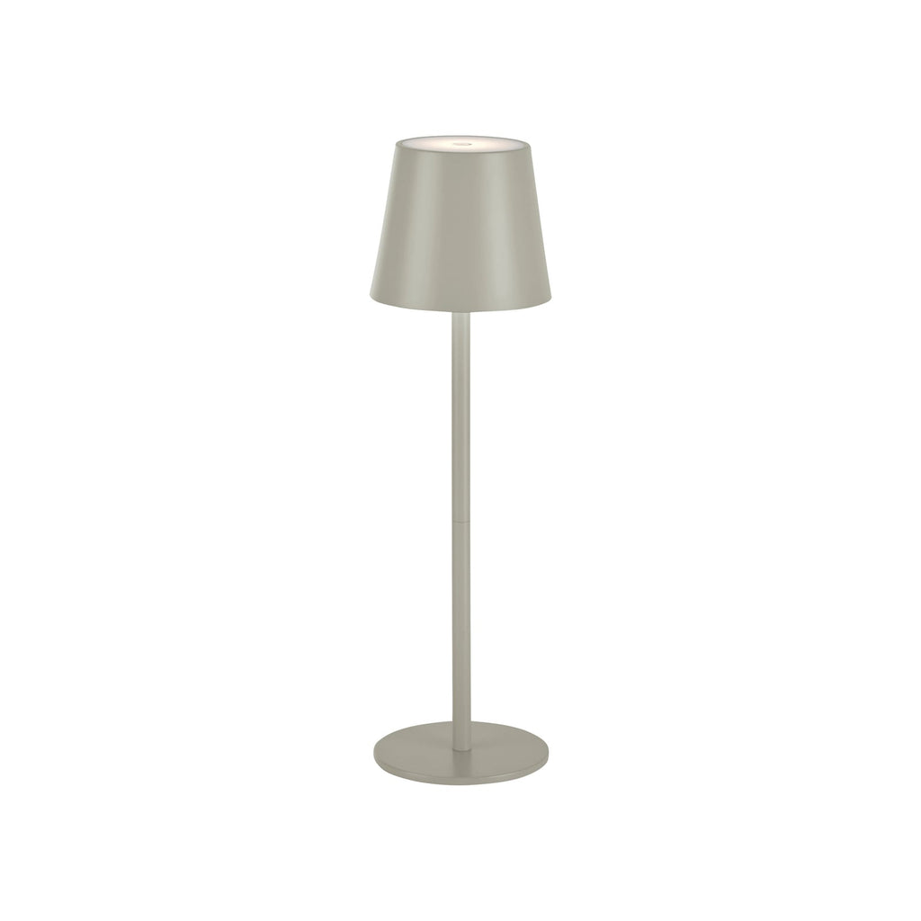 LED oppladbar bordlampe Euria dimbar detalj av touchdimmer