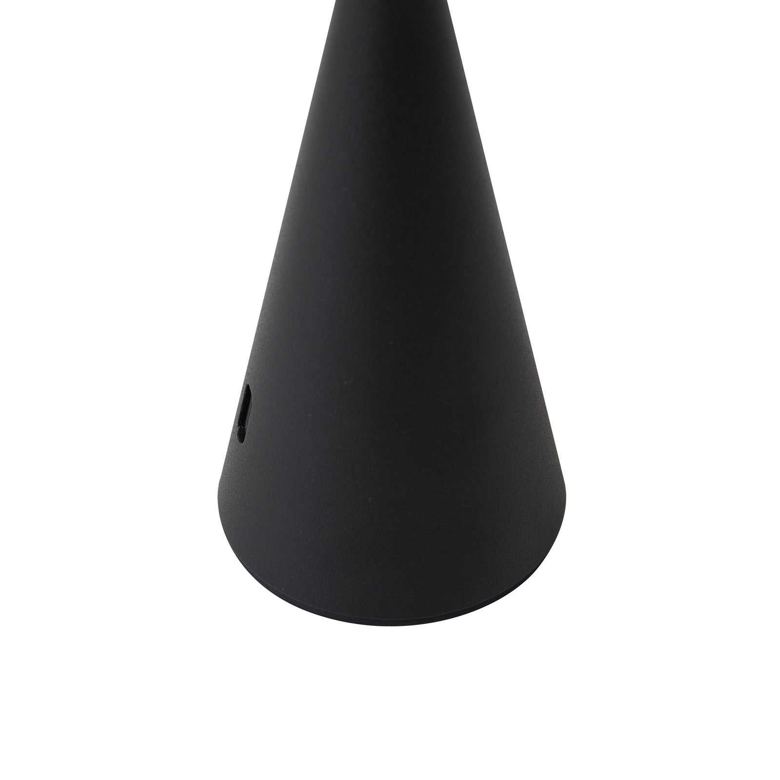 LED oppladbar bordlampe Evelen svart CCT dimbar IP54 med dimmer knapp