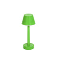 LED oppladbar bordlampe Gaja grønn RGBW dimbar IP44 forfra