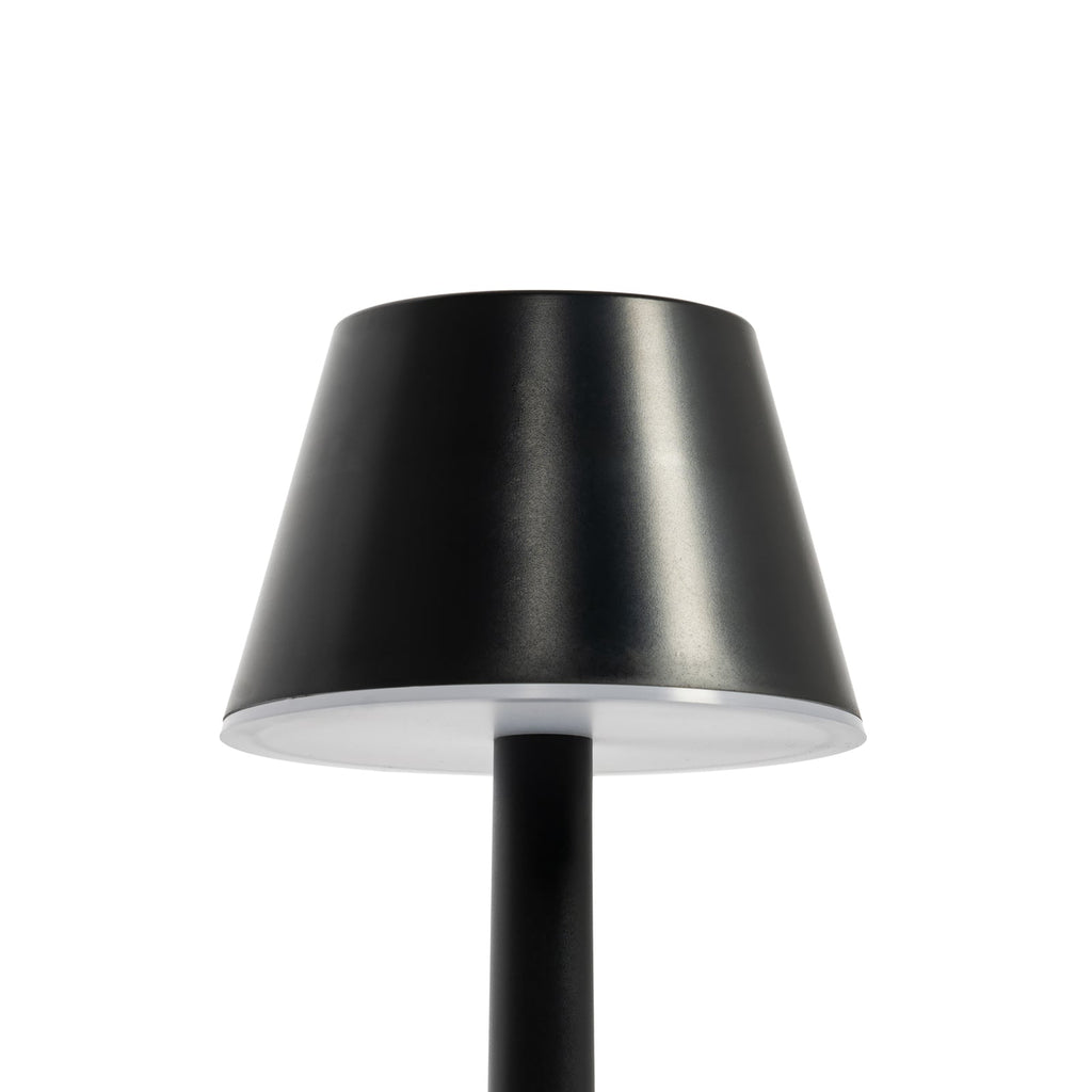 LED oppladbar bordlampe Gaja svart RGBW dimbar IP44 med USB-C kabel