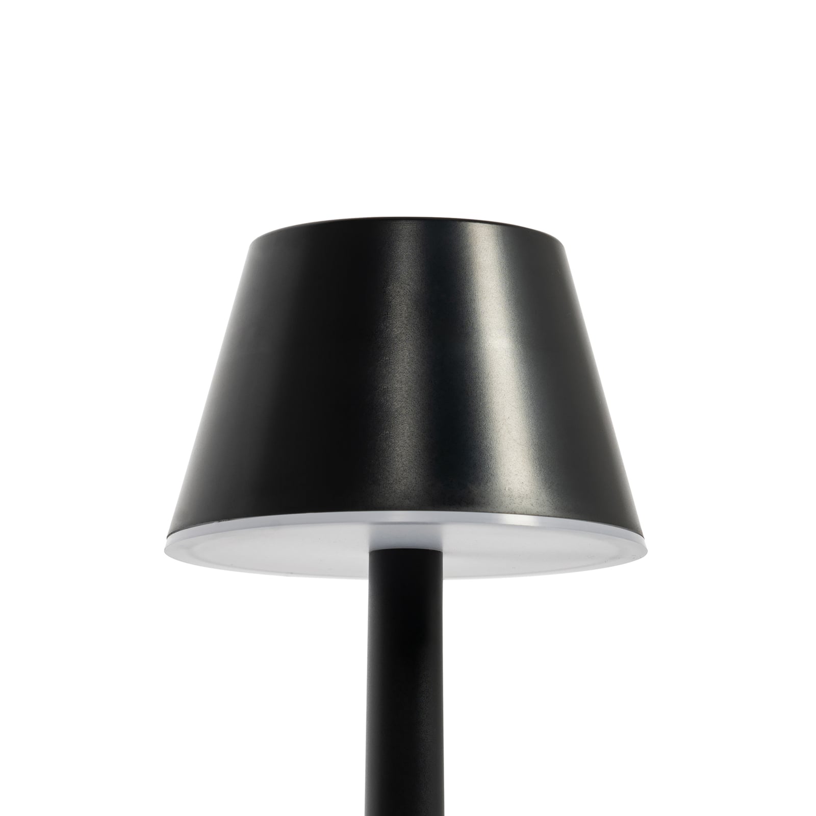 LED oppladbar bordlampe Gaja svart RGBW dimbar IP44 med USB-C kabel