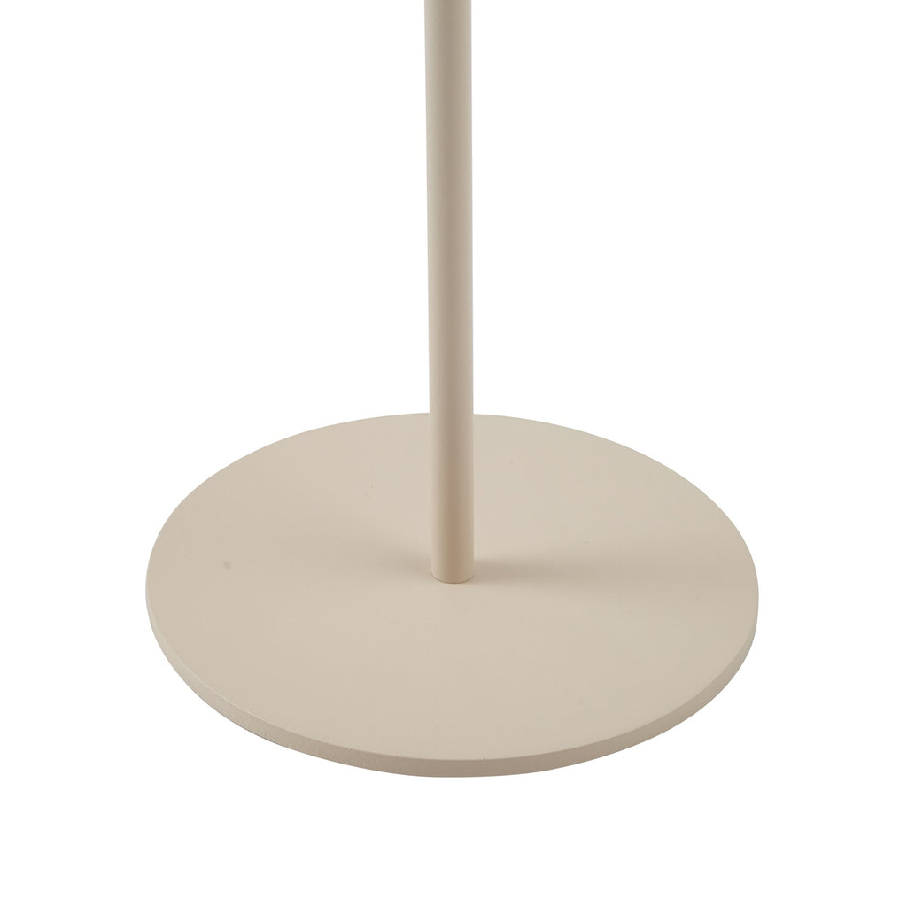 LED oppladbar bordlampe Ilvi beige aluminium Ø17,5 cm CCT IP54 - Lindby