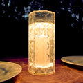 LED oppladbar bordlampe Jack Lux dimbar H20 cm IP54 forfra