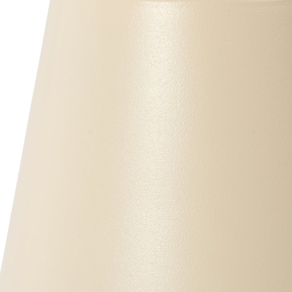 LED oppladbar bordlampe Janea Cross beige metall visning av IP54-merking