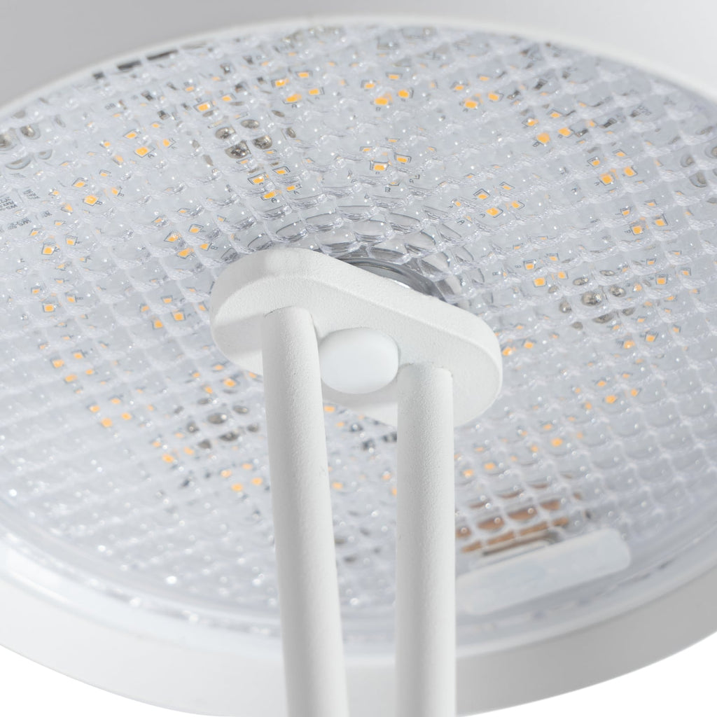 LED oppladbar bordlampe Janea CROSS dimbar hvit IP54 produktbilde