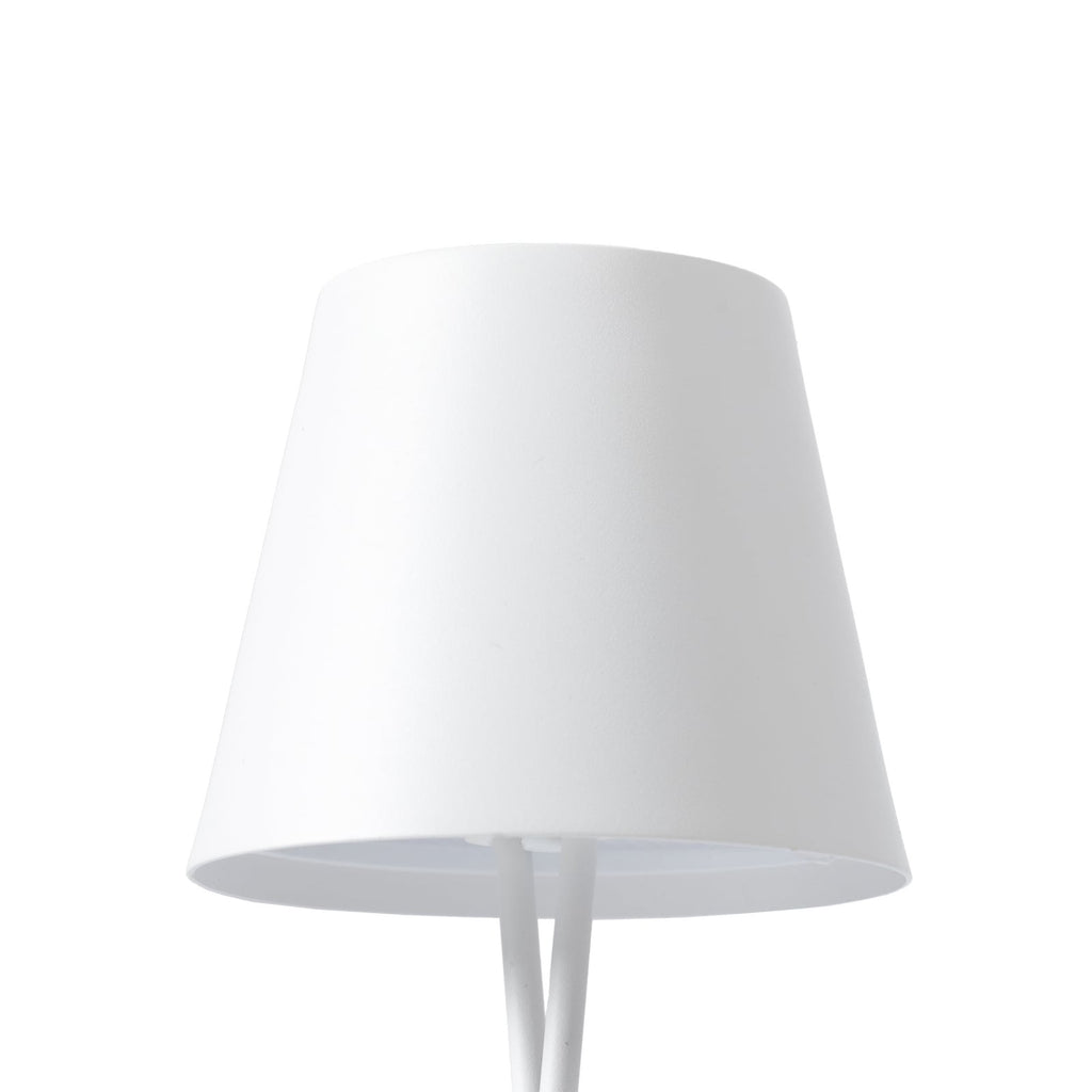 LED oppladbar bordlampe Janea CROSS dimbar hvit IP54 med USB-C ladeledning